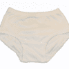A white pair of underwear is shown.