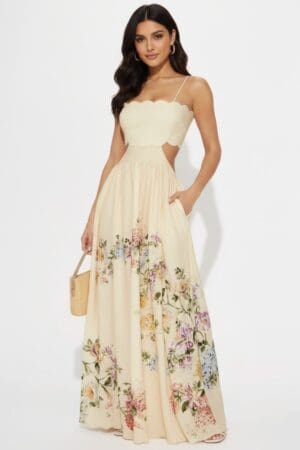 Linen Maxi Dress